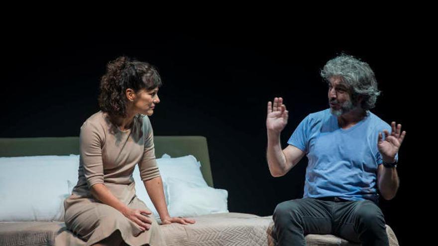 Una escena del espectáculo teatral con Ricardo Darín.