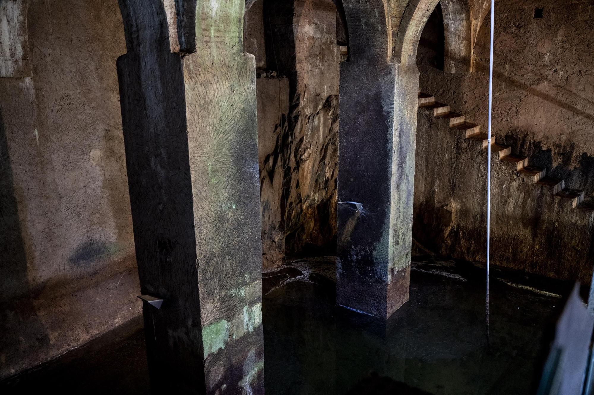 Galería | Así ha quedado el aljibe de la Preciosa Sangre de Cáceres