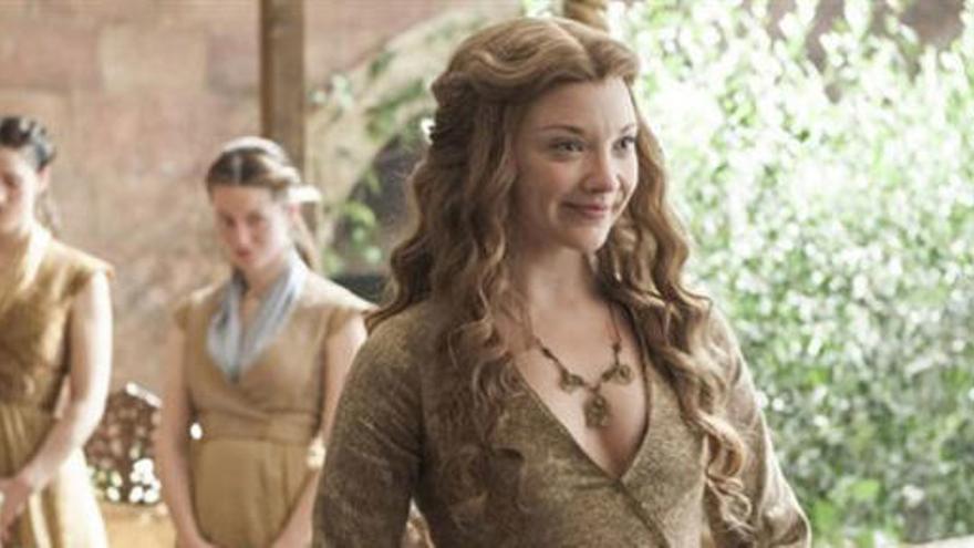 Natalie Dormer és Margaery Tyrell a 'Juego de Tronos'.