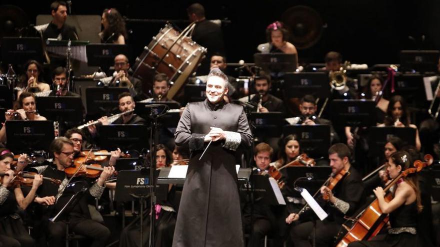 Constantino Martínez-Orts, durante un concierto de la «Film Symphony Orchestra». | Juan Plaza