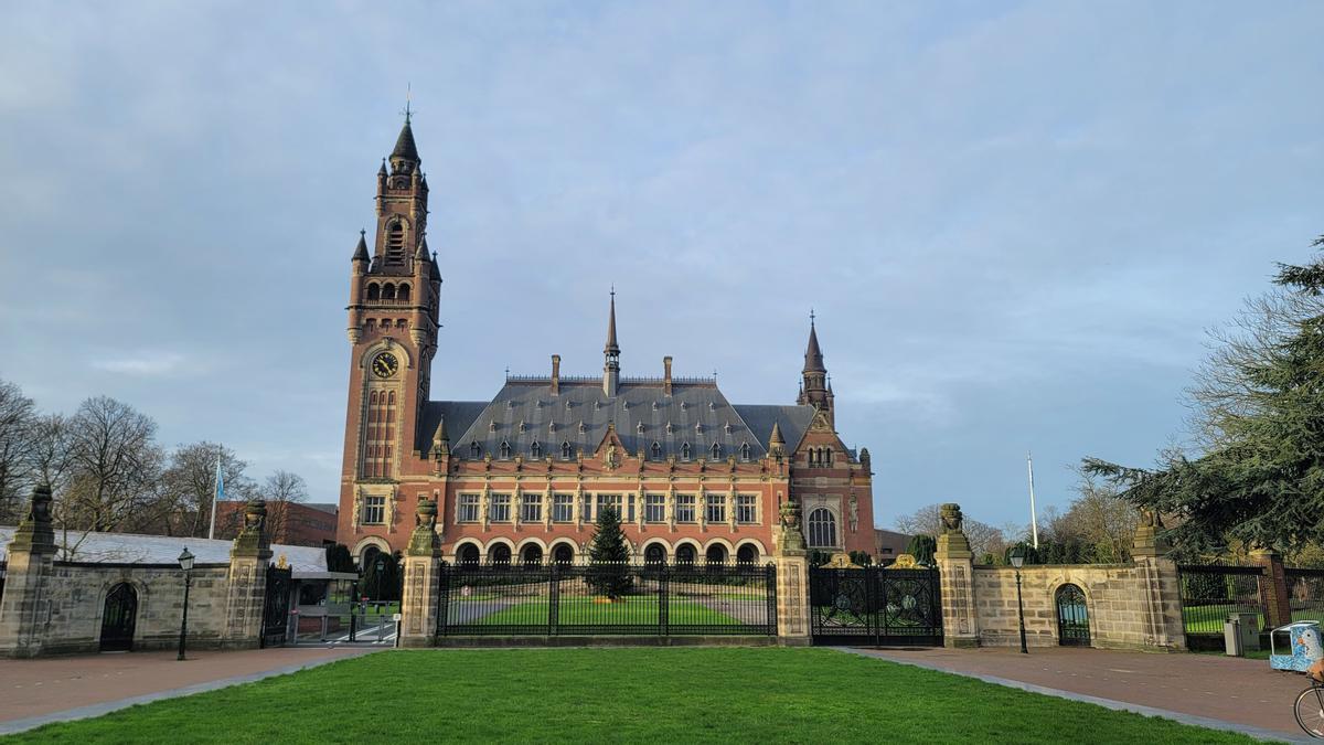 Palacio de la Paz, sede de la Corte Internacional de Justicia (CIJ), en La Haya, Países Bajos.