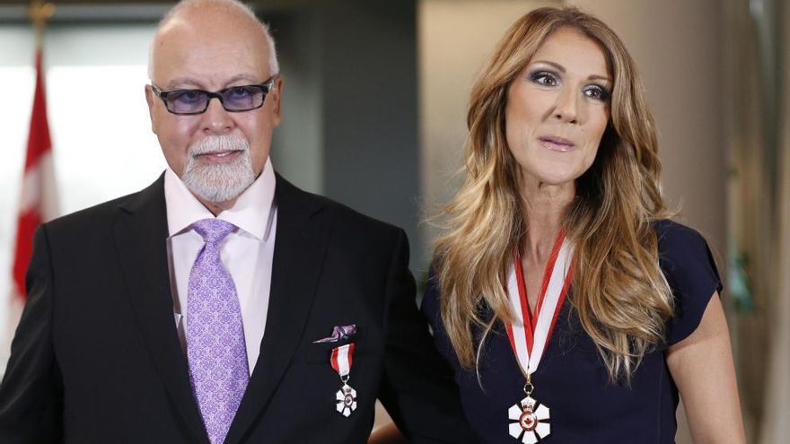 Céline Dion y su marido René Angélil