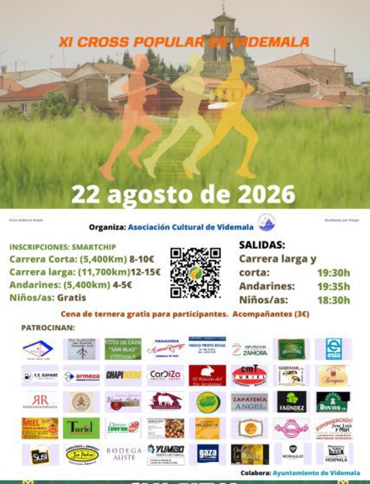 Cartel del cross de Videmala. | CEDIDA