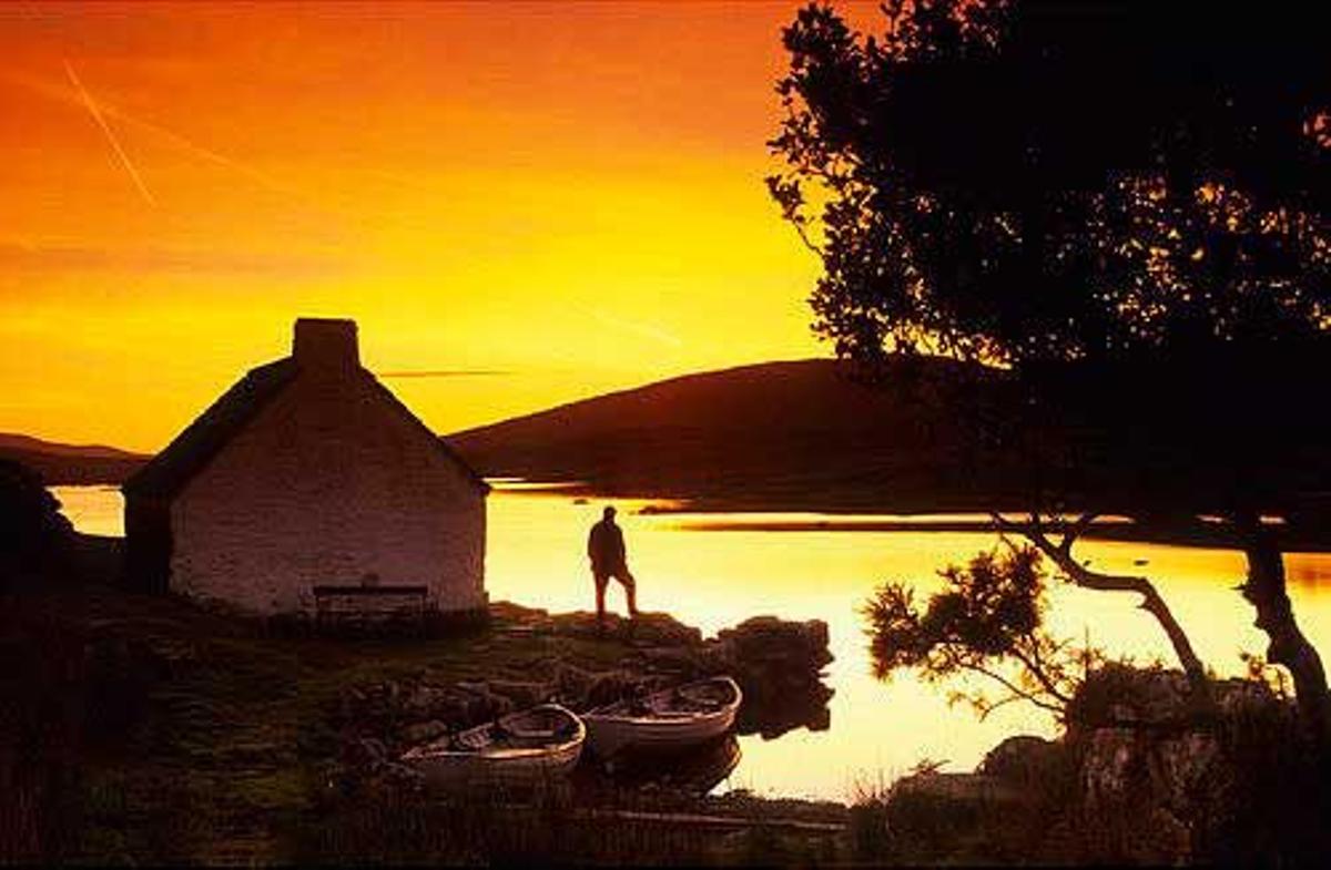 Cabaña cerca de Casla, en Connemara.