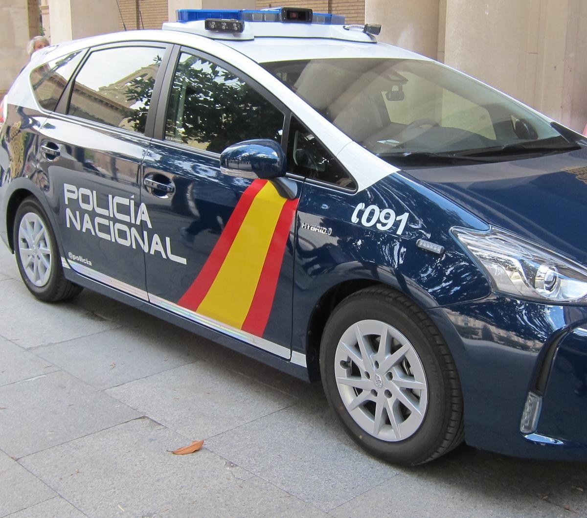 Archivo - Coche de Policía Nacional