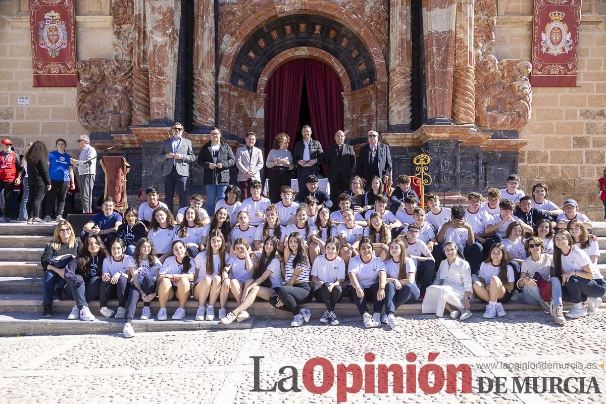 Peregrinación de alumnos de Religión de Secundaria y Bachillerato a Caravaca