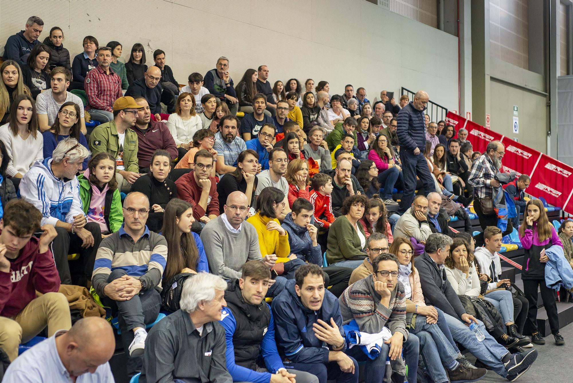 Público en las gradas de Expourense durante el Campeonato de España Absoluto de 2020
