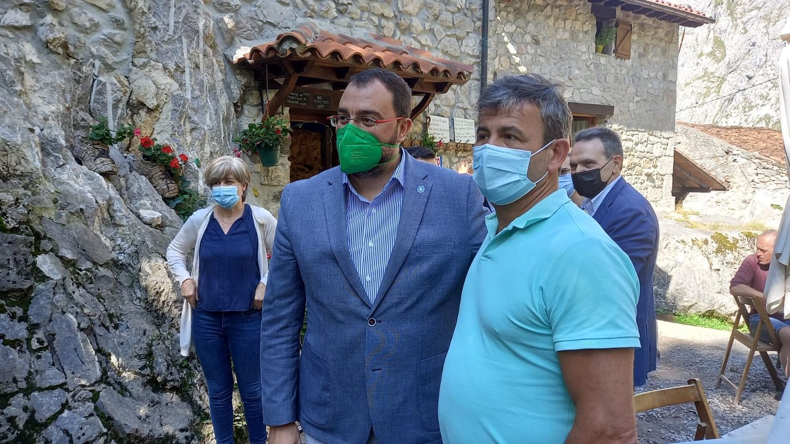 Veinte años del funicular de Bulnes: así fue la visita institucional por el aniversario de la inauguración del remonte