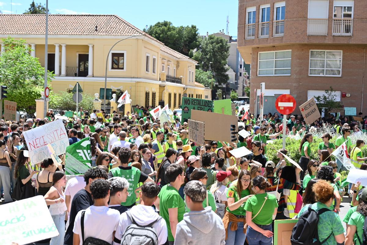 Huelga educativa en Castelló
