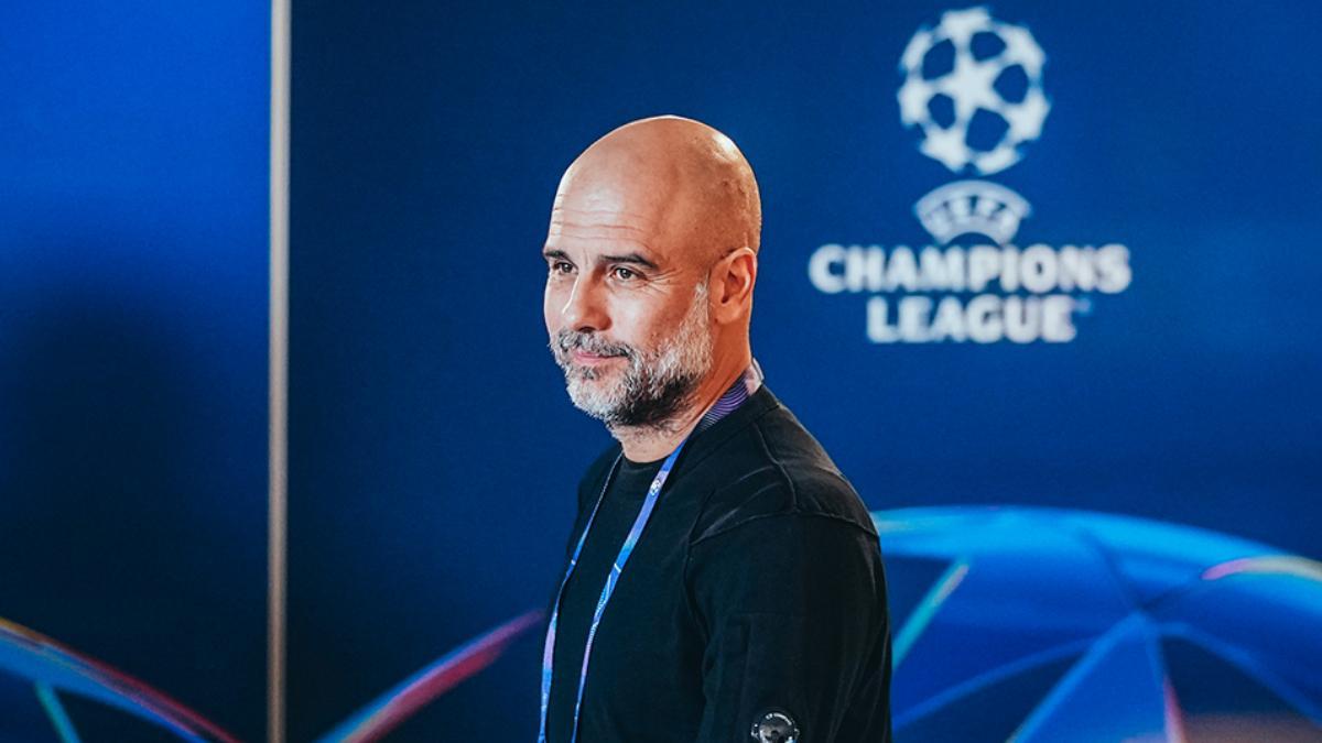 Pep Guardiola, en rueda de prensa