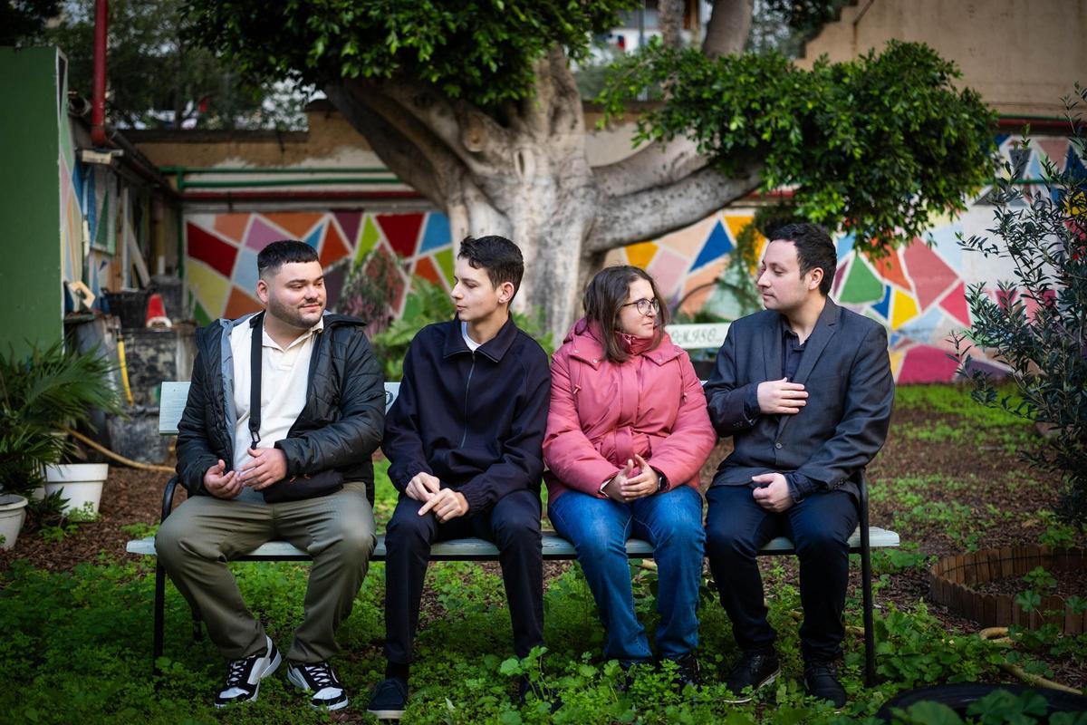 Daniel Miranda, Jorge Hernández, Tamara Velázquez y Daniel Andrade.