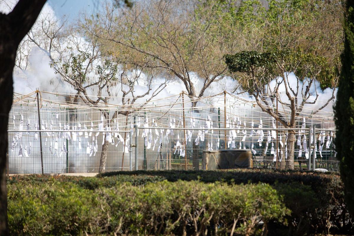 Mascletà de les festes de la Magdalena 2025.