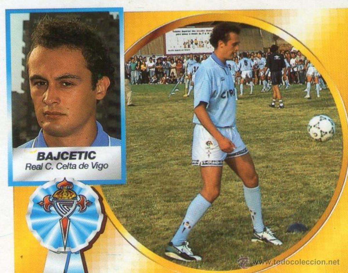 Una estampa de Srdan Bajcetic, en los noventa, como jugador del Celta de Vigo.