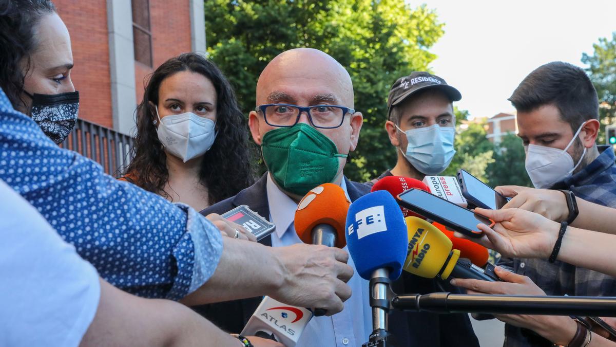 Gonzalo Boye a su llegada al Tribunal de Cuentas