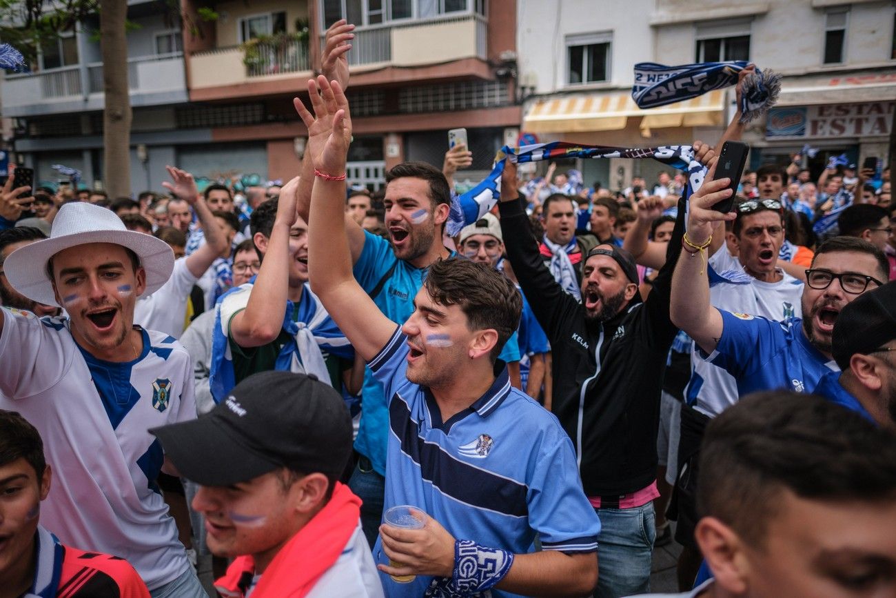 Ambiente previo del playoff entre CD Tenerife-UD Las Palmas