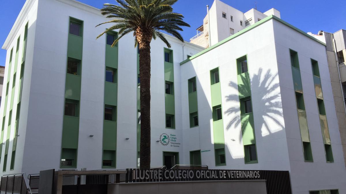 Sede del Colegio de Veterinarios de Cáceres.