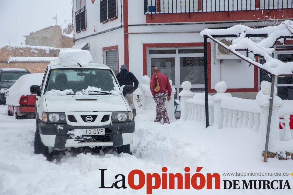 Nieve en El Sabinar (Moratalla)