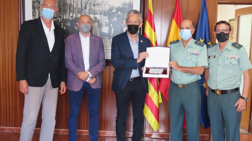 Reconeixen la Guàrdia Civil de Girona per la seva lluita contra les falsificacions