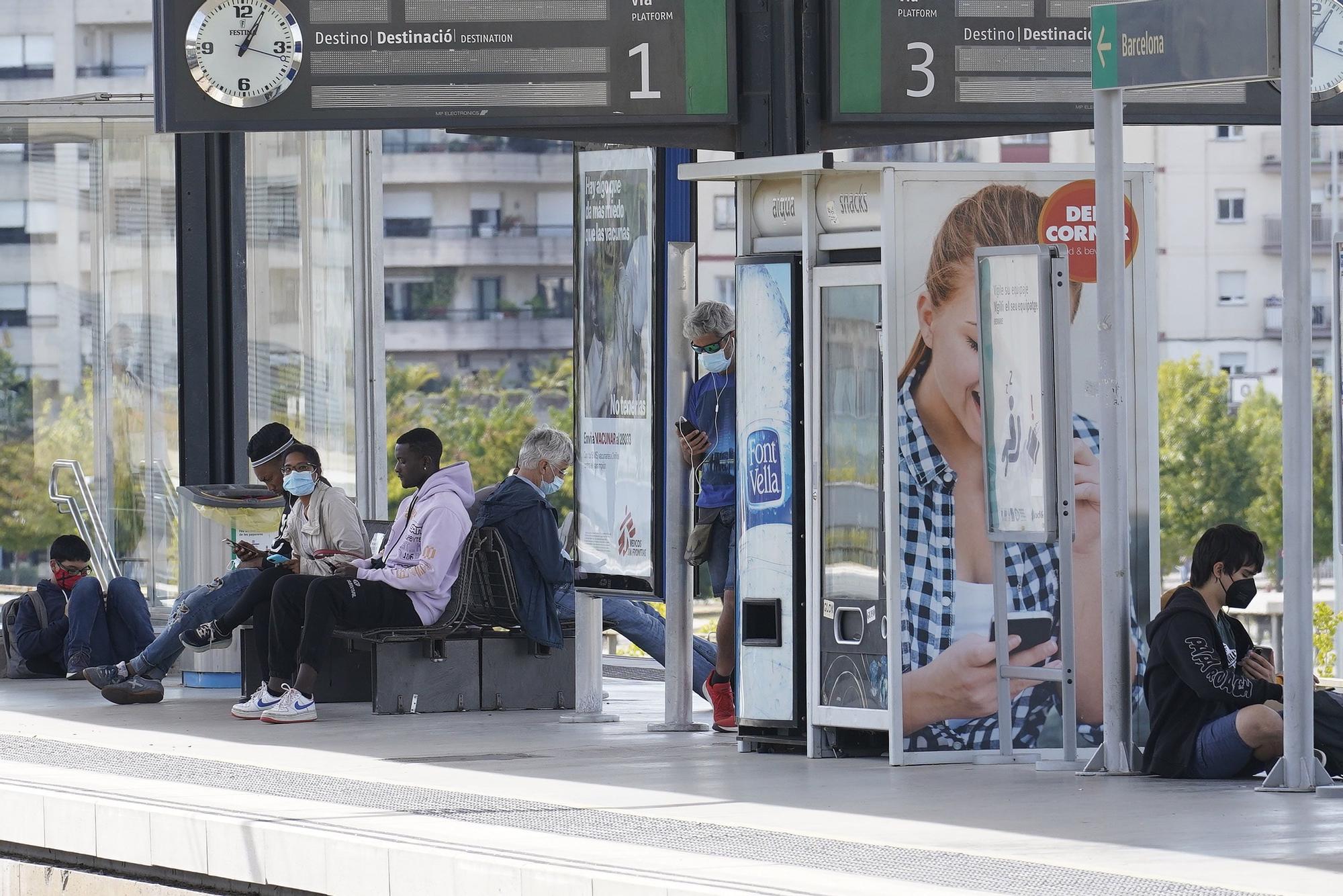 La vaga de Renfe porta el caos ferroviari a Girona