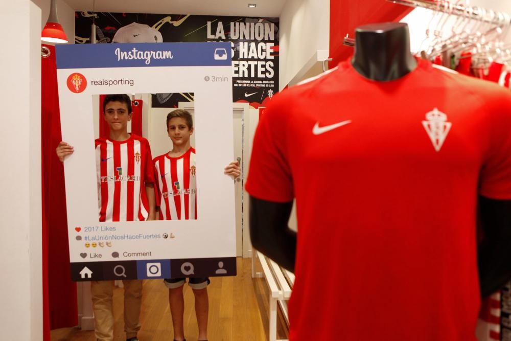 Nuevas camisetas del Sporting