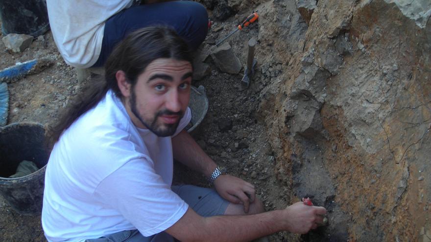 Un valenciano descubre el erizo fósil más grande de Norteamérica