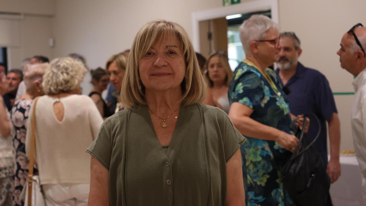 La presidenta a Manresa de l'Associació Contra el Càncer, Xus Pérez