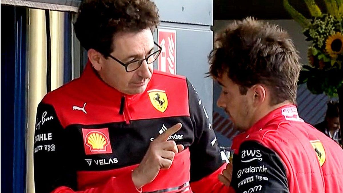 Binotto trata de animar a Charles Leclerc