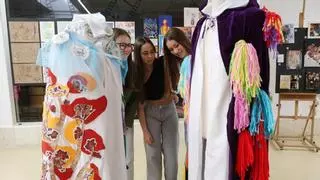 El Bachillerato de Artes del IES A Xunqueira I convierte el centro en una gran exposición de fin de curso