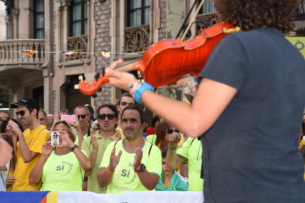 Bagencs a la concentració de Barcelona.