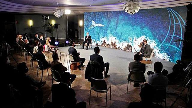 Presentación de Mundo Atlántico, ayer. |   // CABALAR