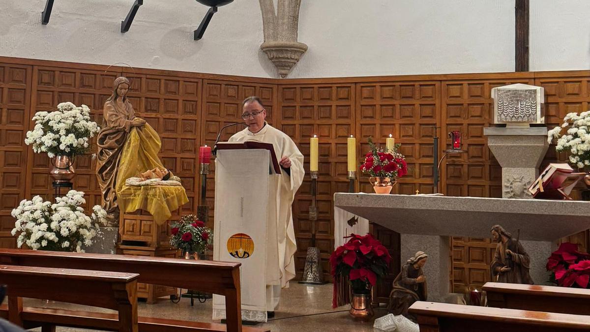 Misa del Gallo en el Colegio Sagrado Corazón de Jesús.