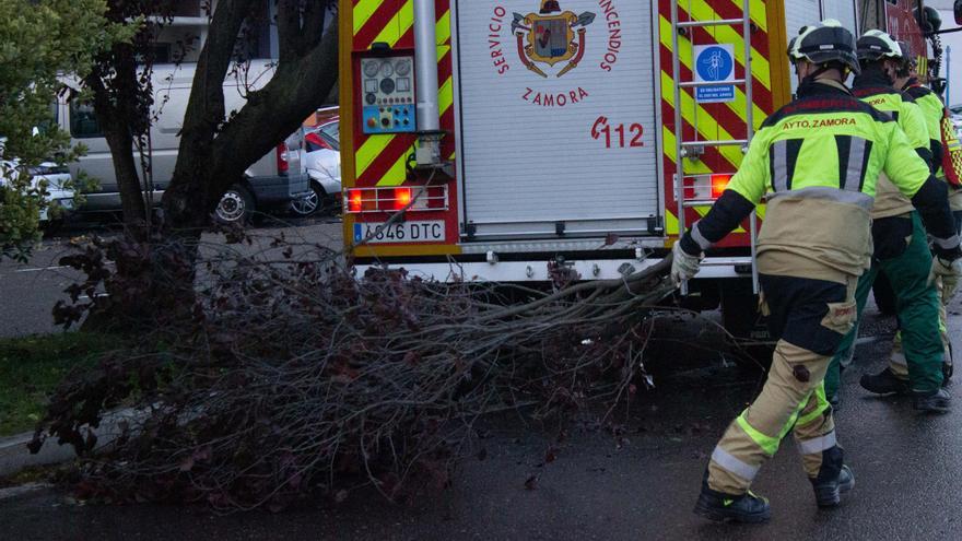 GALERÍA | Las imágenes del temporal de lluvia en Zamora capital