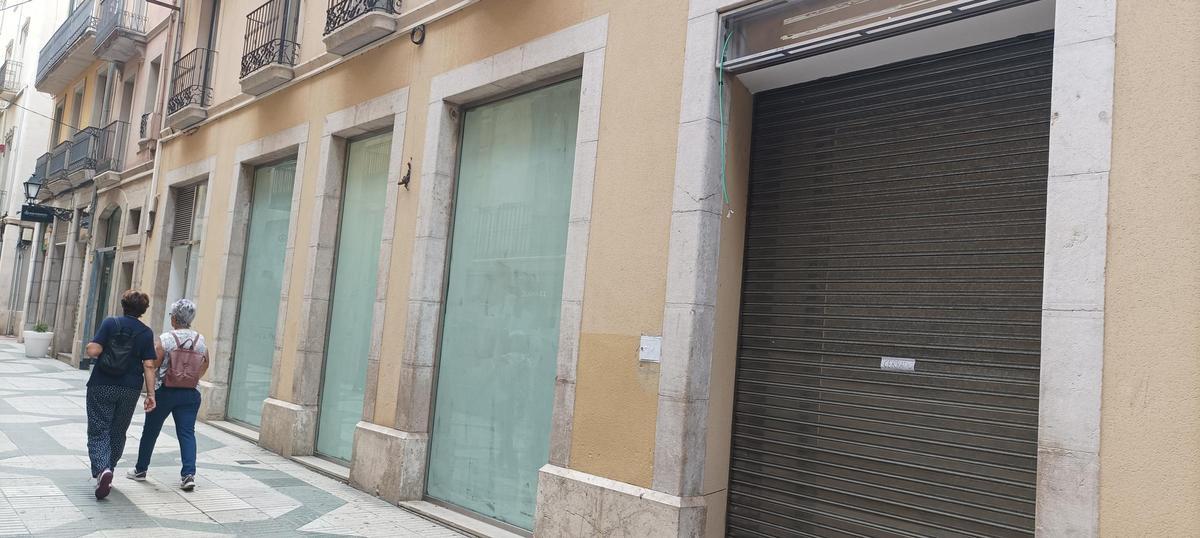 El local que ocupava el Zara a Figueres.