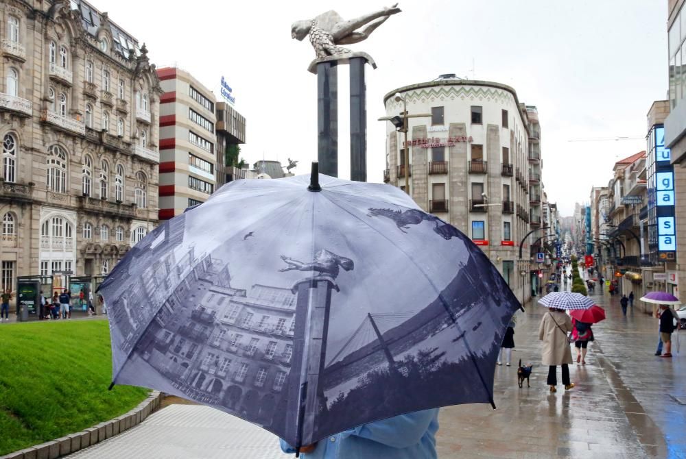 El tiempo en Vigo: el día de verano en el que llovió como si fuese invierno