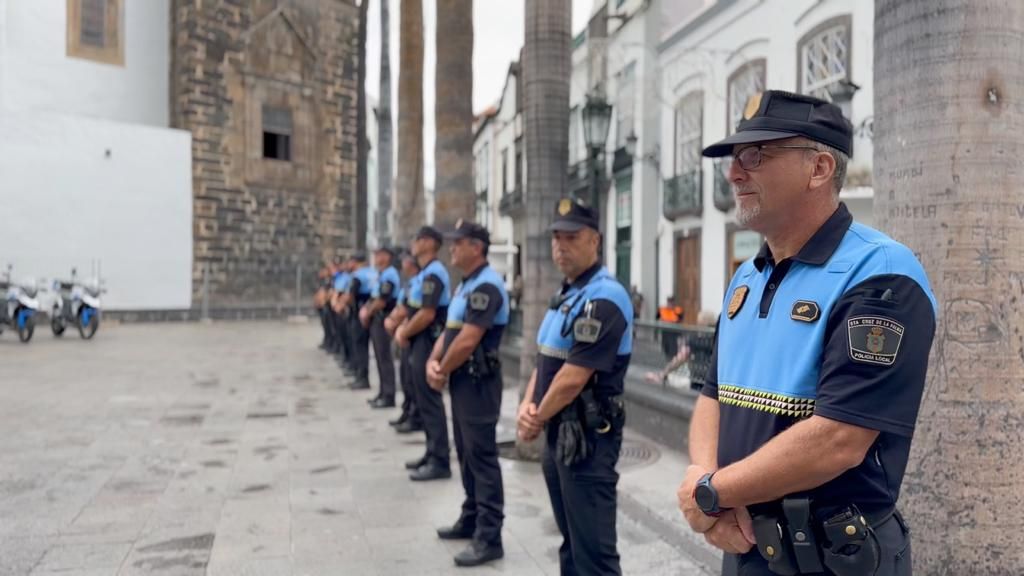 La Policía Local de Santa Cruz de La Palma despide a su agente canino ‘Draco’