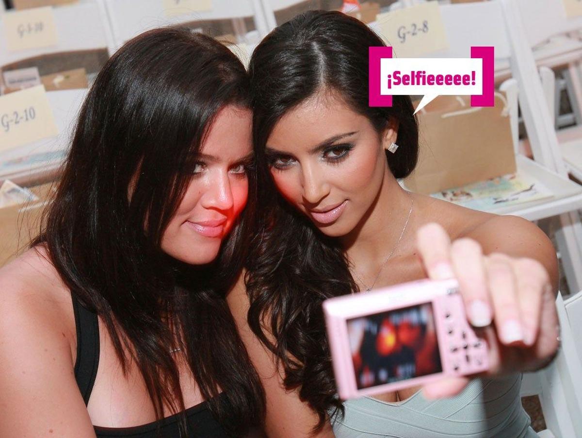 Khloe y Kim en la Mercedes Benz Fashion Week 2007