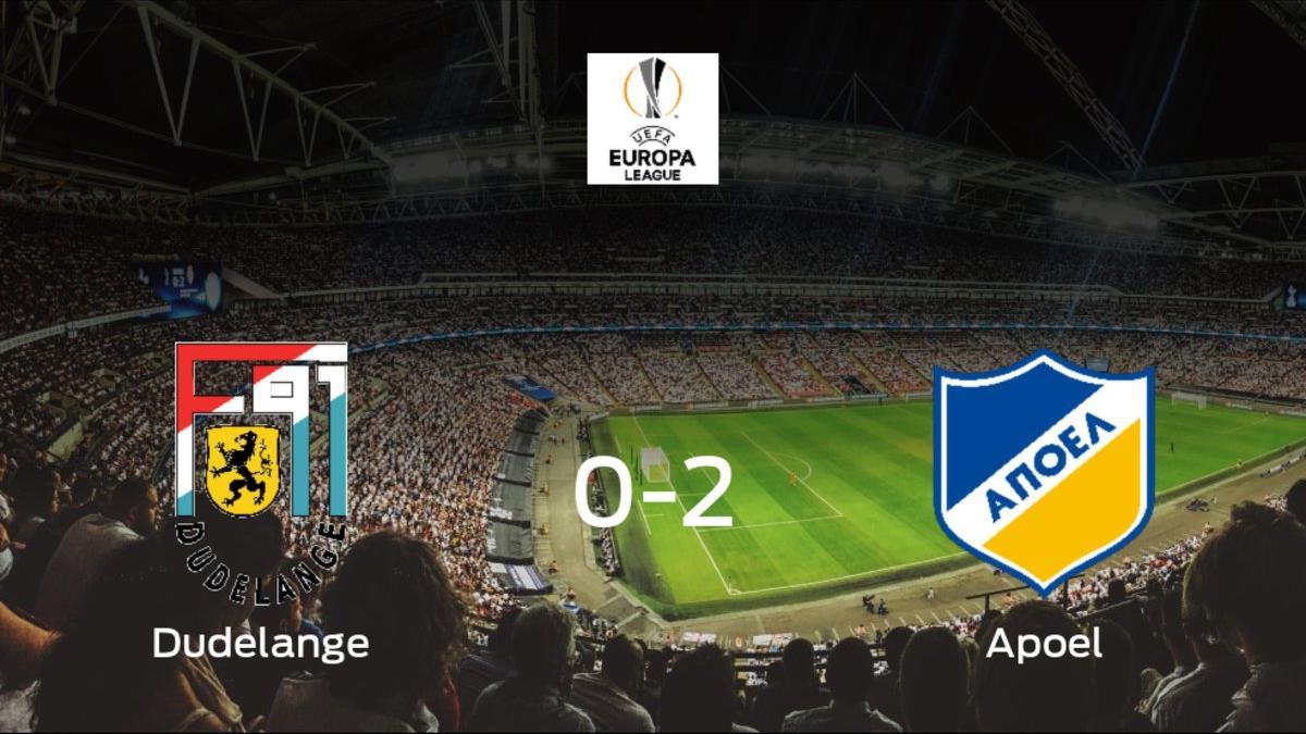 El Apoel Nicosia se lleva los tres puntos frente al F91 Dudelange (0-2)