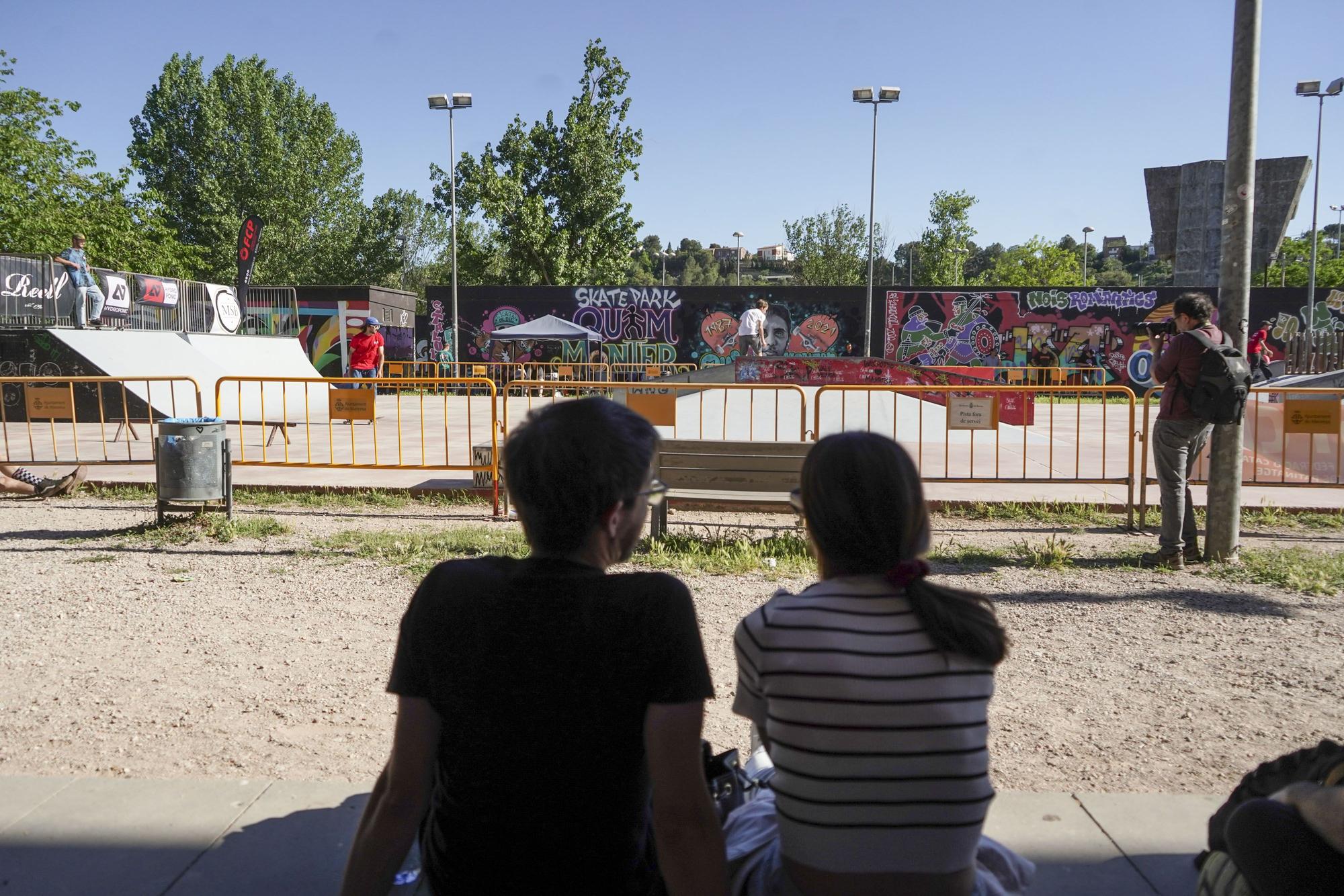 Els 'skaters' celebren la primera jornada de la lliga catalana a Manresa