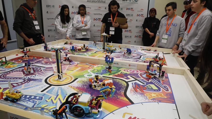 Xixón acoyó la First Lego League d&#039;Asturies