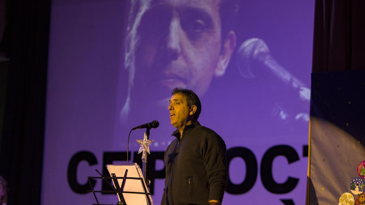 Pep Gimeno, Botifarra, en un concierto en diciembre pasado en Alfarrasí.