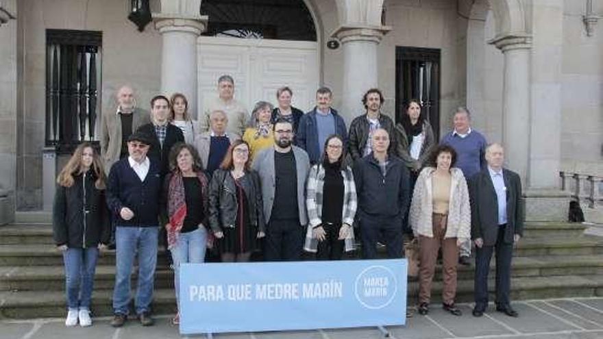 Candidatura de Marea Marín ante el consistorio. // S. Álvarez