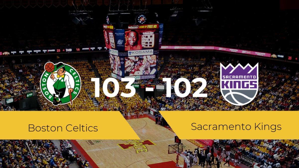 Boston Celtics se lleva la victoria frente a Sacramento Kings por 103-102