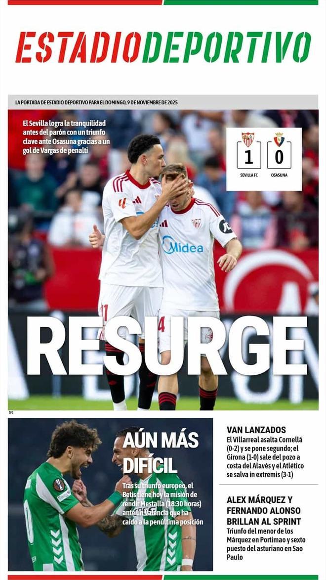 Las portadas de la prensa deportiva de hoy