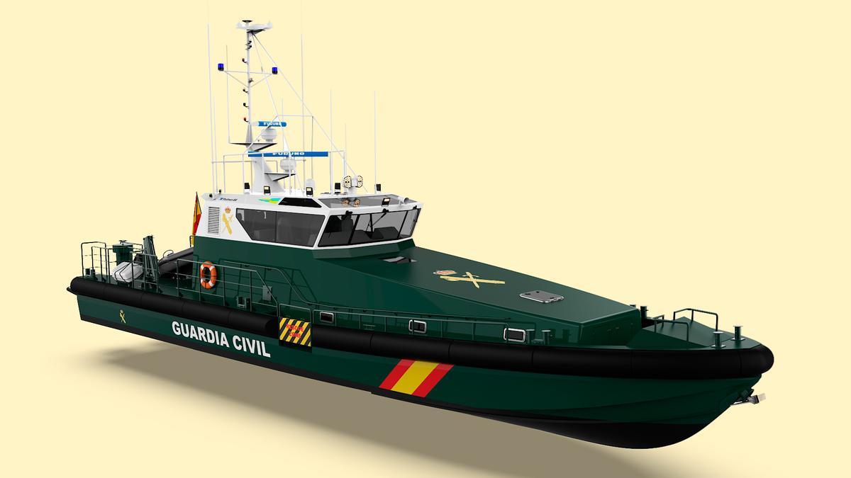 Así serán las patrulleras de Rodman Polyships para la Guardia Civil