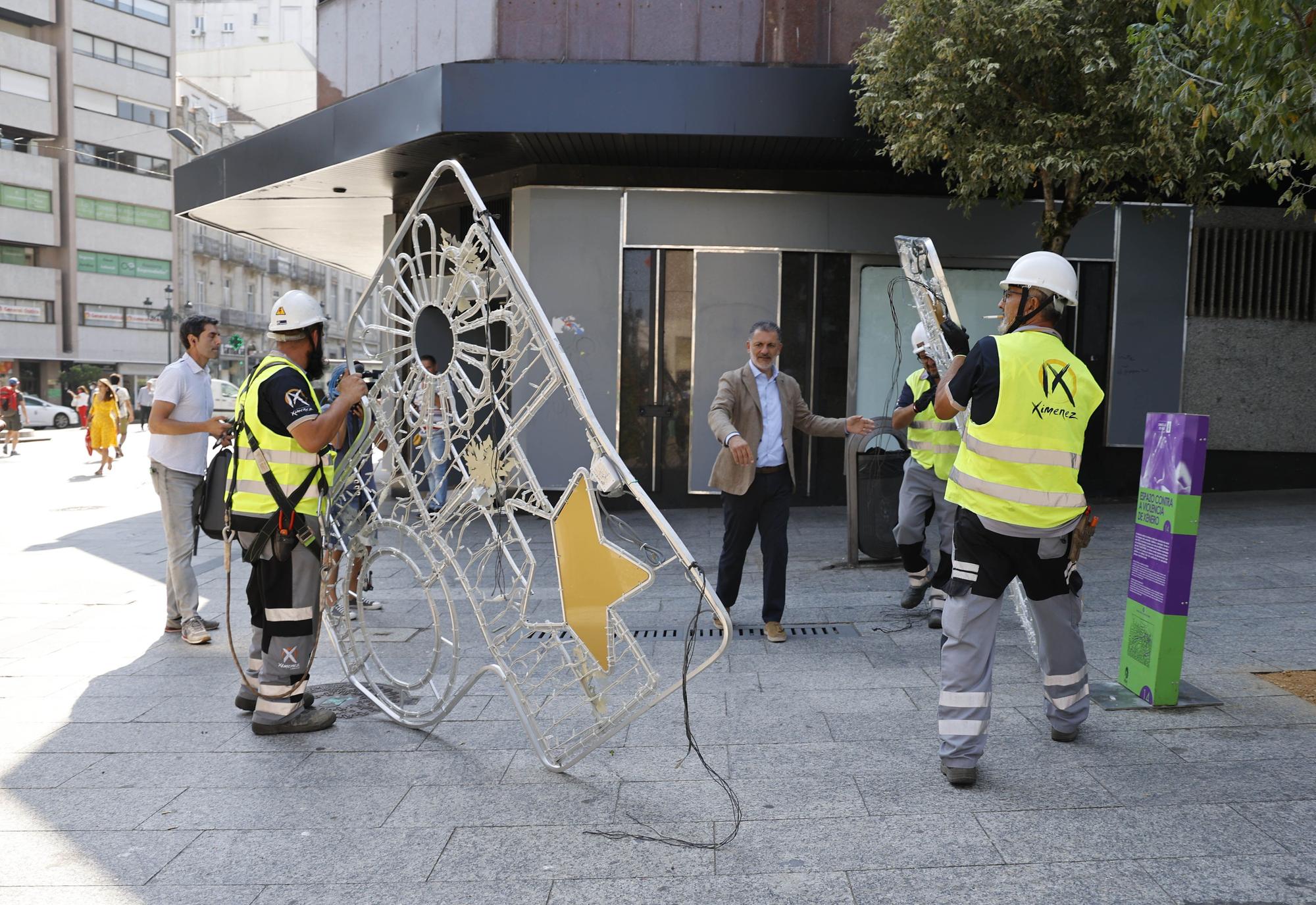 Vigo inicia el montaje de su Navidad este 2 de agosto