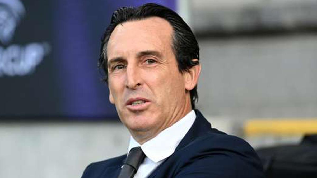 Unai Emery, en rueda de prensa