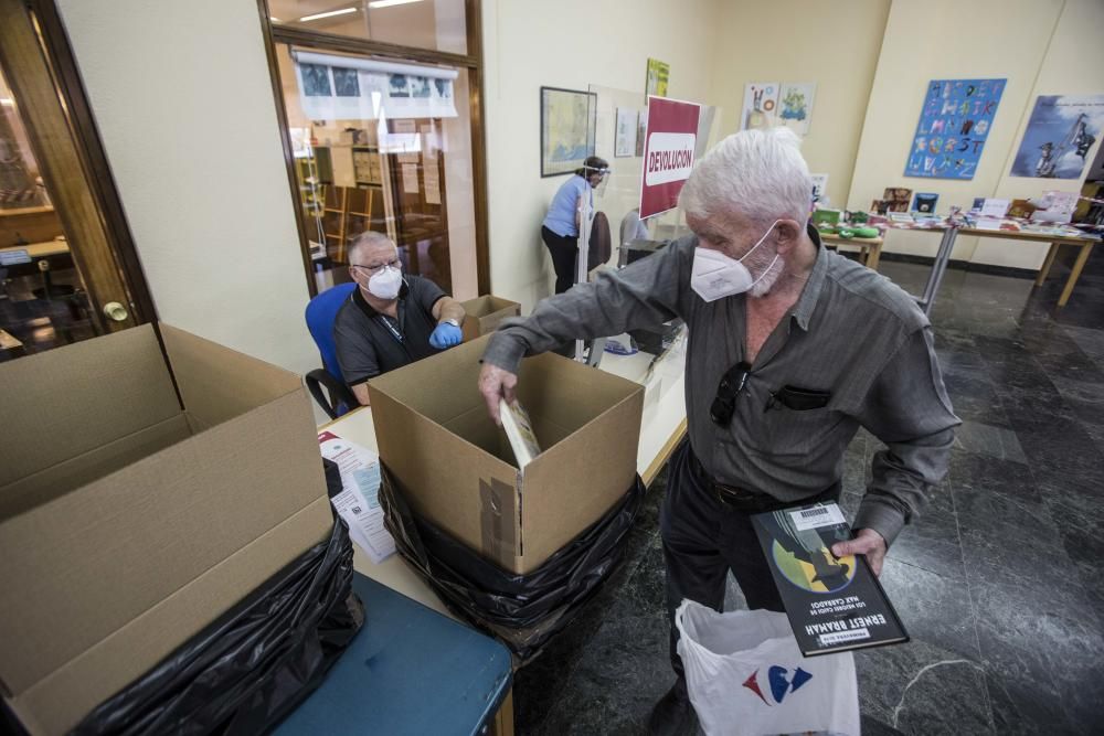 Apertura de bibliotecas con libros en cuarentena