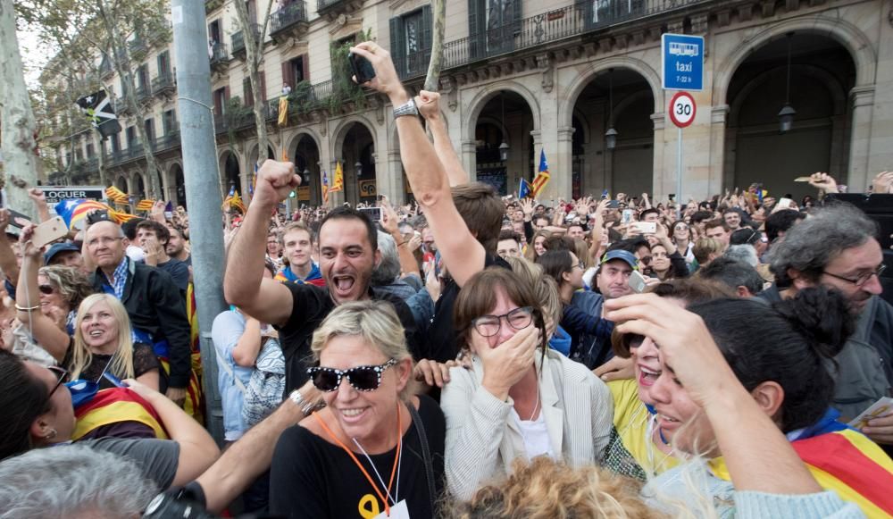 Esclat d'alegria a Catalunya