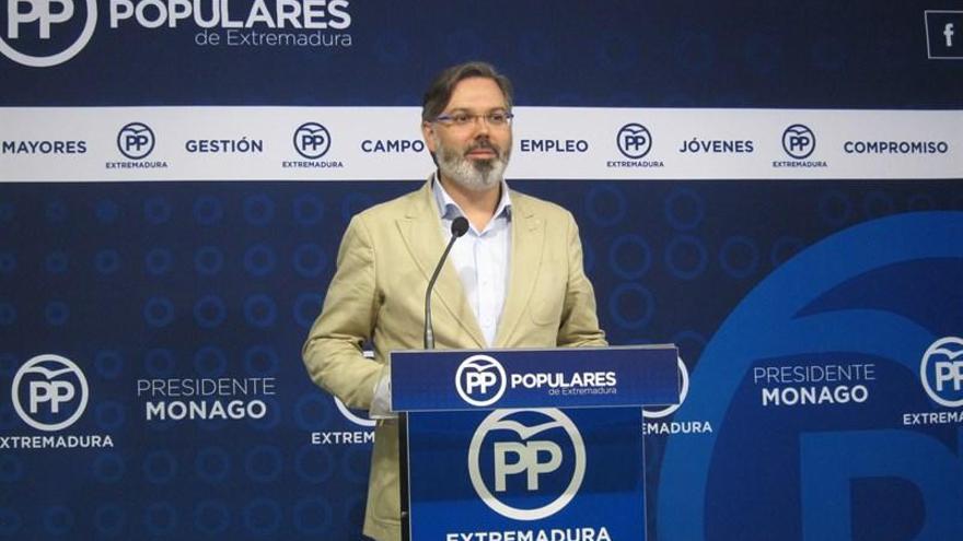 El PP lamenta que Vara esté más pendiente de las luchas del PSOE que de Extremadura