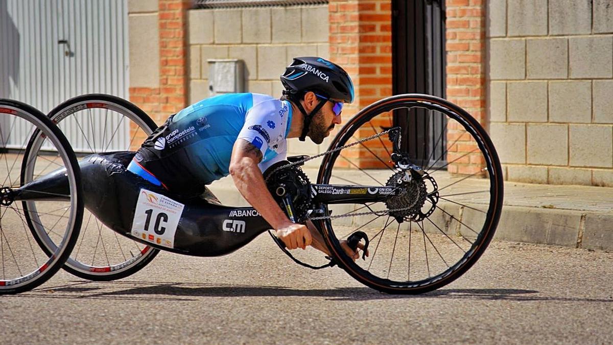 Iván Montero, durante su participación en el Campeonato de España, el pasado fin de semana. |  // L. O.